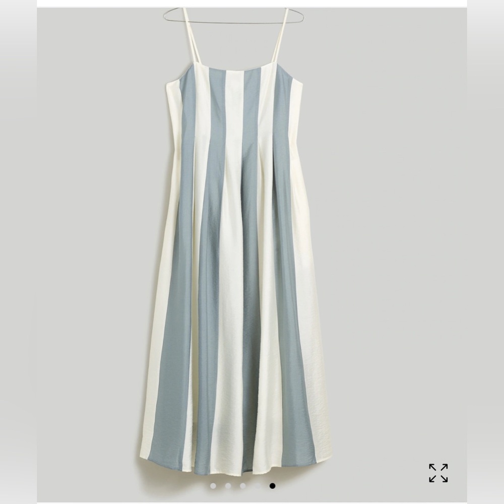 NWT Madewell Pleated Midi Dress